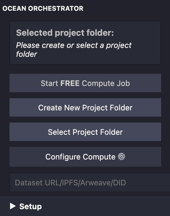 Ocean Protocol VSCode Extension